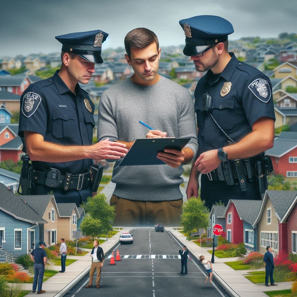 POLÍCIA E COLABORADORES DA ORDEM.